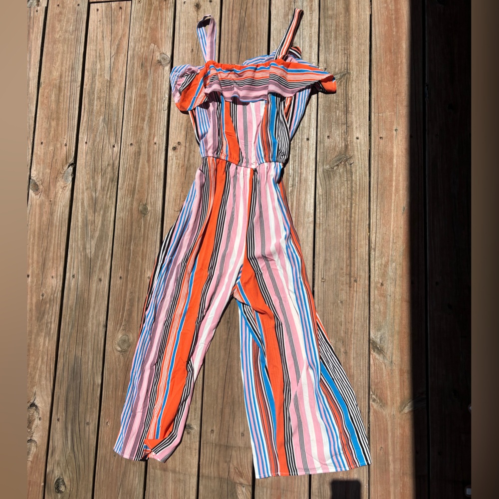 Colorful striped jumper